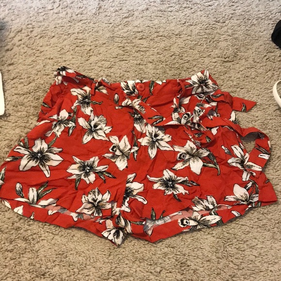 Forever 21 Pants - Floral patterned shorts